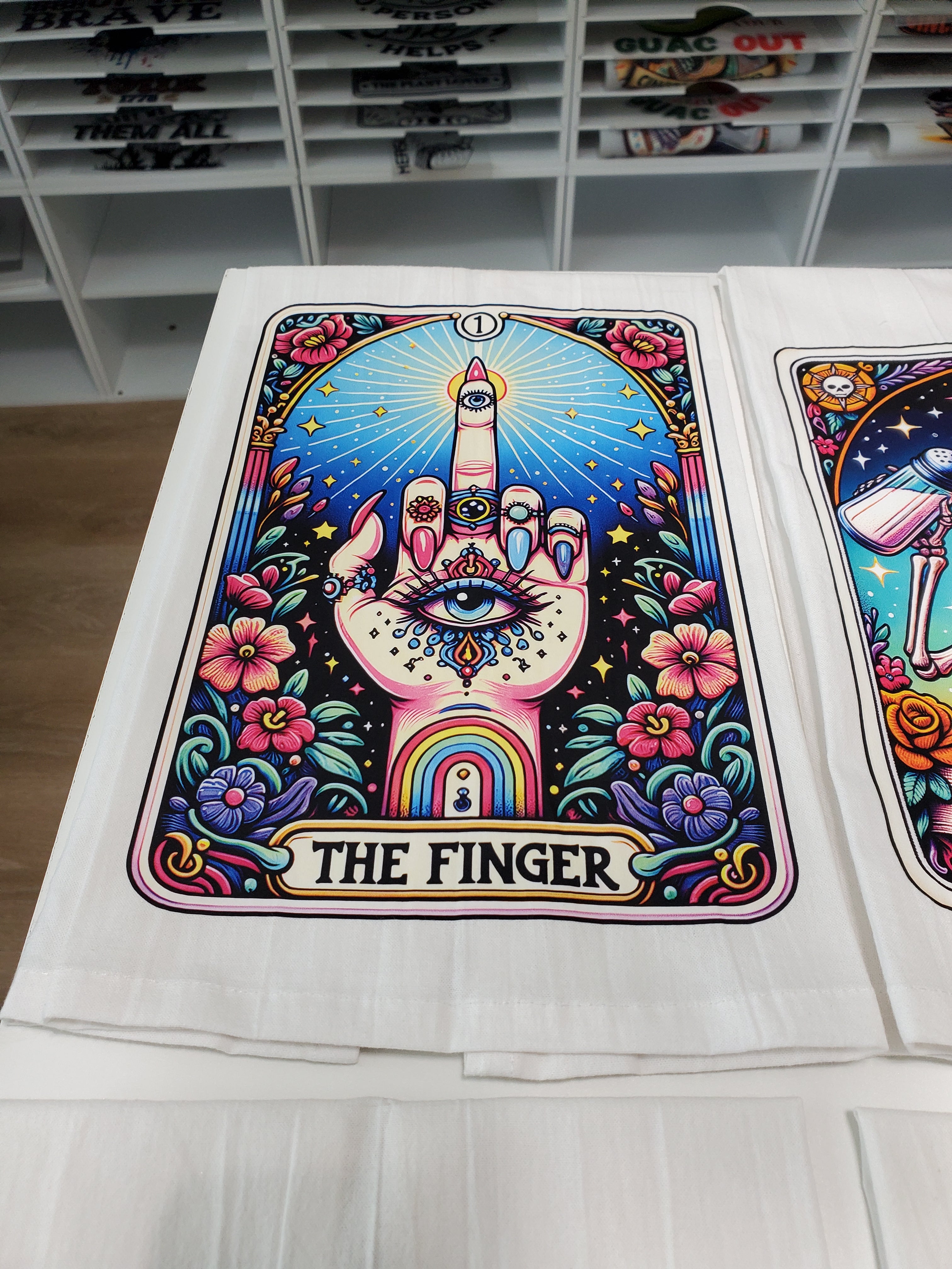 Set of 5 Tea Towels - Tarot Cards